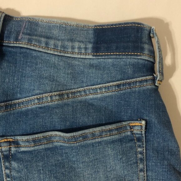 A&F Classic Blue Women's Curve Love High Rise Dad Shorts size 27 - Picture 8 of 12